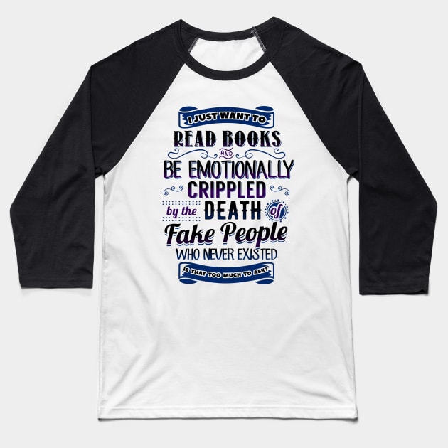 Read Books Funny Baseball T-Shirt by KsuAnn